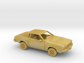 1/87 1974-78 Ford Mustang II Gia Kit in Tan Fine Detail Plastic