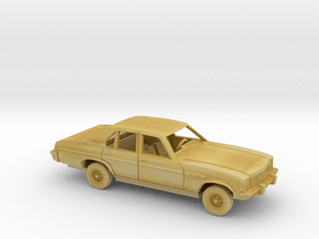 1/87 1977 Buick Skylark Landau Sedan Kit in Tan Fine Detail Plastic