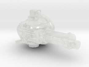 Deff-Rolla Weapon: Shooter (Right Side) in Clear Ultra Fine Detail Plastic