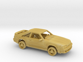  1/87 1987-93 Ford Mustang Cobra Kit in Tan Fine Detail Plastic
