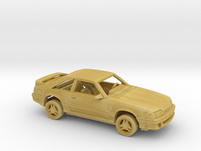 1/160 1987-93 Ford Mustang Cobra Kit in Tan Fine Detail Plastic