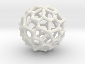 Pentagonal hexecontahedron in White Natural Versatile Plastic