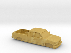 1/64 1990-98 Chevrolet Silverado ExtendetCab Shell in Tan Fine Detail Plastic