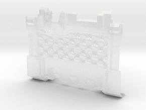 Skull Wall : Impulsor Front Plate in Clear Ultra Fine Detail Plastic