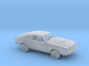 3 inch 1974-78 Ford Mustang KingCobra  in Clear Ultra Fine Detail Plastic