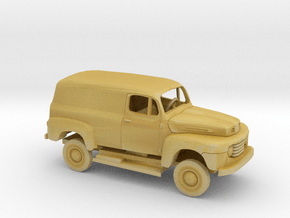1/72 1948-50 Ford F 1 Panel Truck Kit in Tan Fine Detail Plastic