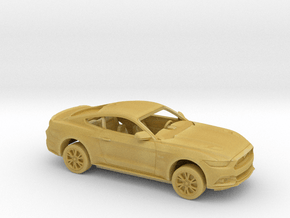 1/87 2015 Ford Mustang GT Custom Kit in Tan Fine Detail Plastic