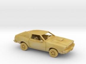 1/160 1974-78 Ford Mustang King Cobra Custom Kit in Tan Fine Detail Plastic