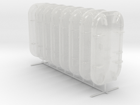1/35 USN Watertights (5’-0”) SET x8 in Clear Ultra Fine Detail Plastic