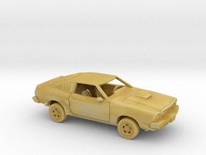 1/87 1974-78 Ford Mustang King Cobra Custom Kit 2 in Tan Fine Detail Plastic