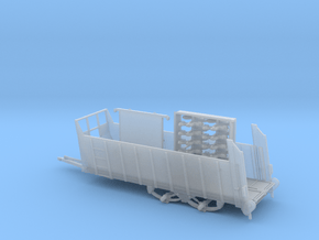 2248 Manure Spreader (Part 1 of 4) in Clear Ultra Fine Detail Plastic