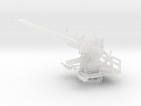 1/57 USN Single 40mm Bofors [Elevated] in Clear Ultra Fine Detail Plastic