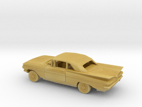 1/160 1959 Chevrolet Impala Convertible Kit Closed in Tan Fine Detail Plastic