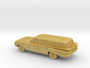 1/87 1959 Chevrolet Impala Wagon Hollow Shell in Tan Fine Detail Plastic