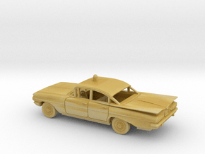 1/160 1959 Chevrolet Impala Police Sedan Kit in Tan Fine Detail Plastic