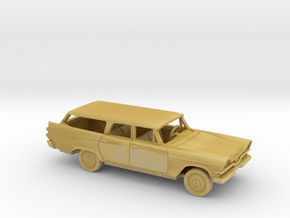 1/87 Dodge Royal Station Wagon Kit in Tan Fine Detail Plastic