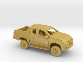 1/87 2017-20 Chevrolet S-10 Colorado Extended Cab  in Tan Fine Detail Plastic