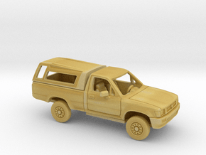 1/64 1988-98 Toyota Hilux Custom Kit in Tan Fine Detail Plastic