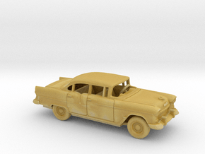 1/87 1955 Chevrolet BelAir Sedan Kit in Tan Fine Detail Plastic