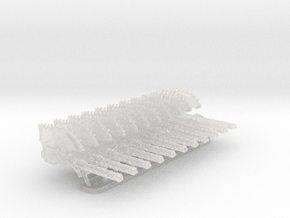 11x RotoAxe : Lenaeran in Clear Ultra Fine Detail Plastic
