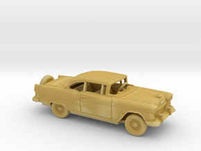 1/87 1955 Chevrolet BelAir Coupe w Continental Kit in Tan Fine Detail Plastic