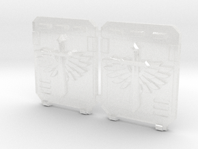 Winged Sword: Standard APC Side Doors in Clear Ultra Fine Detail Plastic