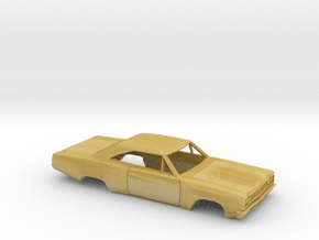 1/78 1968-70 Plymouth Satellite GTX Coupe Shell in Tan Fine Detail Plastic