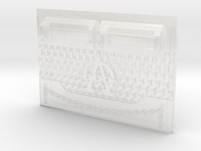 Alpha Omega : Voidscale APC Frontplate in Clear Ultra Fine Detail Plastic