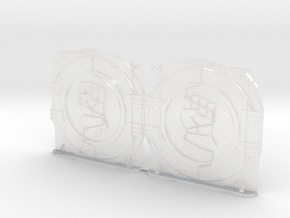 Kings Fist : Mark-2 APC Round Doors in Clear Ultra Fine Detail Plastic