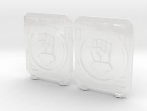 Kings Fist : Standard APC Side Doors in Clear Ultra Fine Detail Plastic