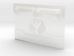 Red Ravens : Simple Standard APC Frontplate in Clear Ultra Fine Detail Plastic
