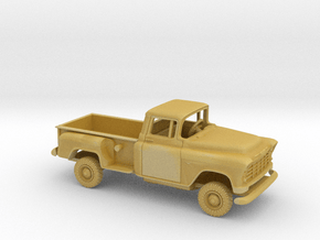 1/87 1955 Chevrolet Apache Stepside With Spare in Tan Fine Detail Plastic
