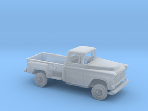 1/87 1955 Chevrolet Apache Stepside With Spare in Clear Ultra Fine Detail Plastic
