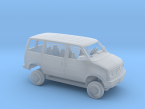 1/160 1985-94 GMC Safari Van Version B Kit in Clear Ultra Fine Detail Plastic