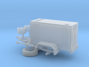 1/50th LPG Diesel Electric Generator Trailer in Clear Ultra Fine Detail Plastic