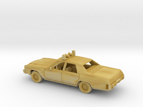 1/87 1975-77 Plymouth Gran Fury Police Version A in Tan Fine Detail Plastic
