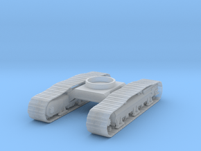 1/35th scale tracked undercarriage in Clear Ultra Fine Detail Plastic