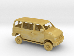 1/87 1985-94 GMC Safari Van Kit in Tan Fine Detail Plastic