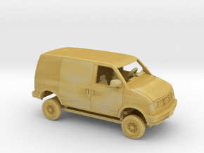 1/87 1985-94 GMC Safari Delivery Van Kit in Tan Fine Detail Plastic