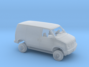 1/87 1985-94 GMC Safari Delivery Van Kit in Clear Ultra Fine Detail Plastic