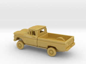 1/160 1960 - 61 GMC C10 Fleetline Small Rear W.Kit in Tan Fine Detail Plastic