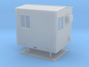 1/64th Office building for construction site etc in Clear Ultra Fine Detail Plastic