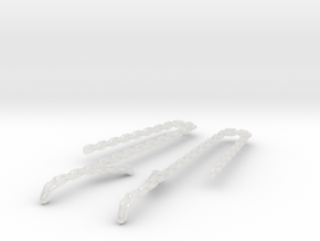 1/144 HMS Garland Bow Chain SET in Clear Ultra Fine Detail Plastic