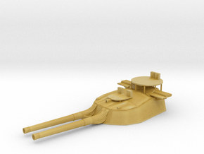 1/200 HMS Barham Twin 15-inch (381 mm) Turret B in Tan Fine Detail Plastic