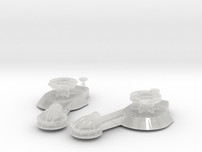 1/144 IJN Yamato Bow Cable Holder SET in Clear Ultra Fine Detail Plastic