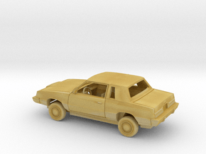 1/87 1981-84 Chrysler LeBaron Coupe Kit in Tan Fine Detail Plastic