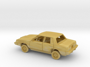 1/87 1981-84 Chrysler LeBaron Sedan Kit in Tan Fine Detail Plastic