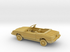 1/160 1981-84 Chrysler Town&Country Open Conv.Kit in Tan Fine Detail Plastic