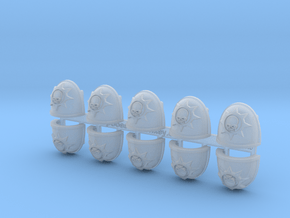 10x Sons of Medusa - G:4a Shoulder Pads in Clear Ultra Fine Detail Plastic