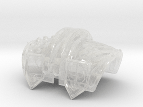 Iron heads : Eternus Pauldron Set 1 in Clear Ultra Fine Detail Plastic
